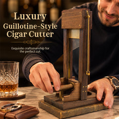 Luxury Desktop Cigar Cutter | Unique Guillotine Style Trimmer