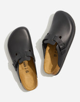 Birkenstock® Boston Grip Leather Clogs