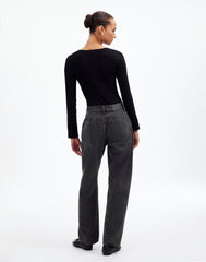 The Petite Darted Barrel-Leg Jean