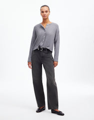 The Petite Darted Barrel-Leg Jean