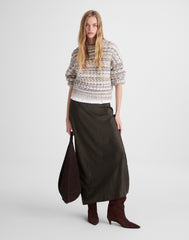 Satin Maxi Slip Skirt