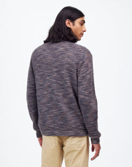 Space-Dyed Sweater Shirt in Italian Fabric
