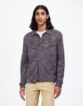 Space-Dyed Sweater Shirt in Italian Fabric