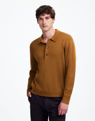 Milano-Knit Sweater Polo Shirt in Merino Wool