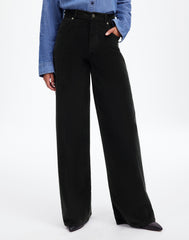 Superwide-Leg Pants in Corduroy