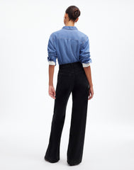 Superwide-Leg Pants in Corduroy