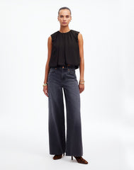 Sleeveless Bubble Top in Chiffon