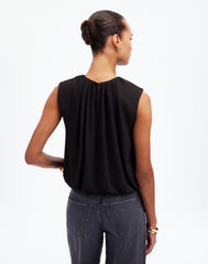 Sleeveless Bubble Top in Chiffon