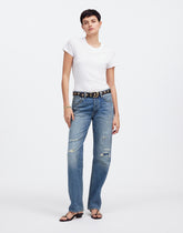 Madewell x Kaihara Denim Dean Easy Straight Jean in Greenburg Wash