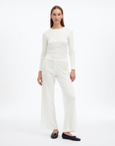 Madewell x LESET Pointelle Perfect Tee & Pant Set