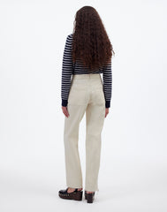 The Emmett Wide-Leg Full Length Jean: Patch Pocket Edition