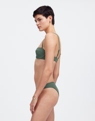Zulu & Zephyr Eucalyptus Textured Balconette Bikini Top
