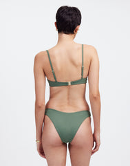 Zulu & Zephyr Eucalyptus Textured Balconette Bikini Top