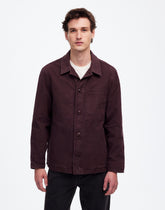 Overshirt in Garment-Dyed Canvas