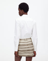 Mini Skirt in Striped Tweed