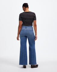 The Curvy Flared Wide-Leg Crop Jean