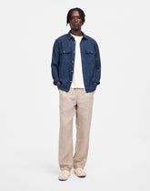 Work Shirt in Cotton-Linen Blend
