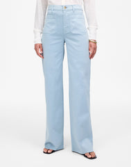 The Emmett Wide-Leg Pant: Patch Pocket Edition