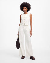 Wide-Sweep Trousers: Airy Denim Edition