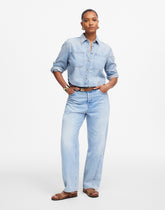 The Curvy Pieced Barrel-Leg Jean