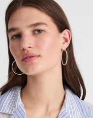Demi-Fine Extra Large Hoop Earrings