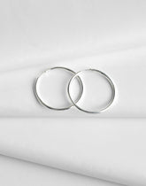 Demi-Fine Extra Large Hoop Earrings