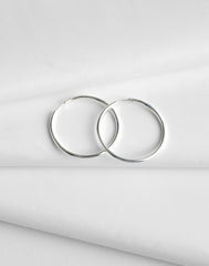 Demi-Fine Extra Large Hoop Earrings