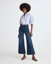 Tall Flared Wide-Leg Crop Jeans