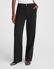 The Low-Slung Baggy Jean in Airy Denim