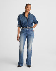 The Petite Curvy Vintage Flare Jean