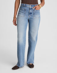 The Petite Curvy Emmett Wide-Leg Jean