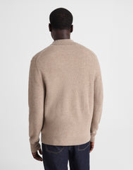 Merino Wool Collared Cardigan
