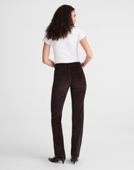 The Petite Longline Straight Pant in Corduroy