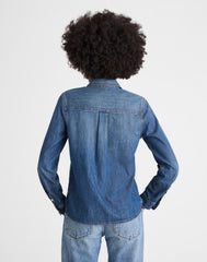 Tuckable Denim Shirt in Greendale Wash
