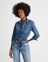 Tuckable Denim Shirt in Greendale Wash