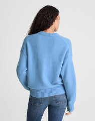 CloudSoft Drop-Shoulder Crewneck Sweater