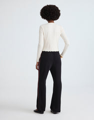 Petite Pull-On Bootcut Track Pant