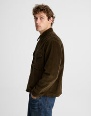 Zip-Front Jacket in Corduroy