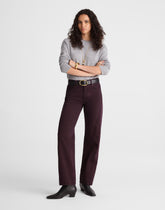 Petite Pieced Barrel-Leg Jeans