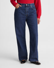 Curvy Low-Slung Baggy Jeans in McKinney Wash