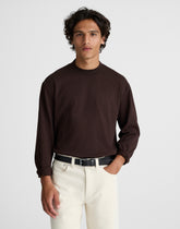 Heavyweight Long-Sleeve Mockneck Tee