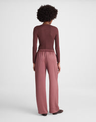 The Easy Pull-On Pant in Satin