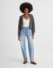 Zip-Up Knit Jacket