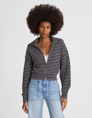Zip-Up Knit Jacket