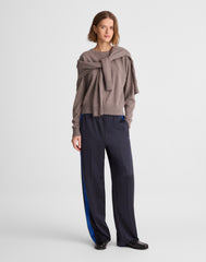 The Tall Easy Pull-On Track Pant in Satin