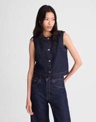 Denim Shell Vest Top