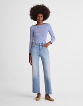 The Short Perfect Vintage Wide-Leg Crop Jean