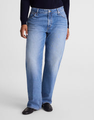 The Curvy Low-Rise Loose Jean in Midvale Wash