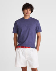 Pleated Chino Shorts in Uniform Twill
