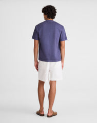 Pleated Chino Shorts in Uniform Twill